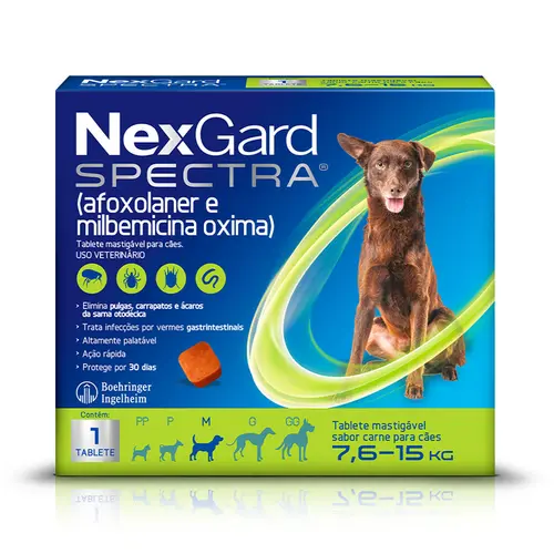 NEXGARD SPECTRA M 7,6-15KG 2G