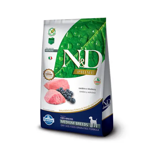 N&D PRIME CANINE CORDEIRO MEDIUM