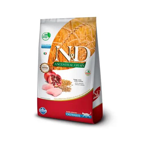 N&D ANCESTRAL FELINE FRANGO CASTRADO