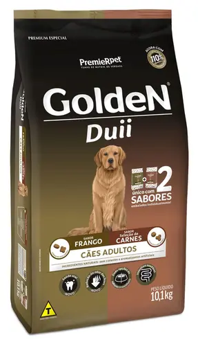 GOLDEN DUII FRANGO E CARNE