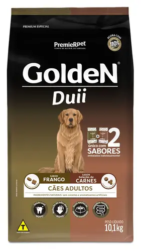 GOLDEN DUII FRANGO E CARNE