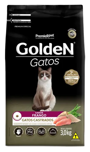 GOLDEN GATOS CASTRADO FRANGO