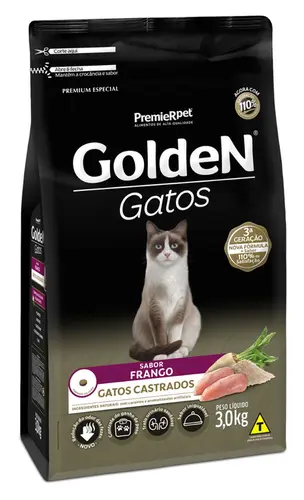 GOLDEN GATOS CASTRADO FRANGO