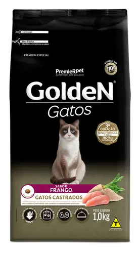 GOLDEN GATOS CASTRADO FRANGO