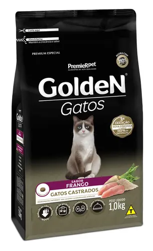 GOLDEN GATOS CASTRADO FRANGO