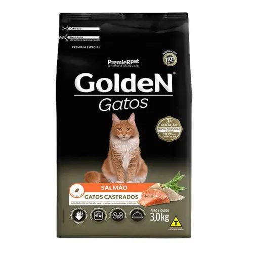 GOLDEN GATOS CASTRADO SALMÃO