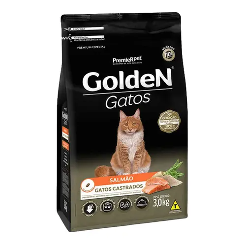 GOLDEN GATOS CASTRADO SALMÃO