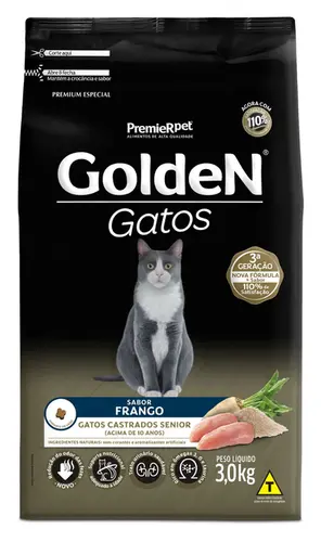 GOLDEN GATOS CASTRADO SENIOR
