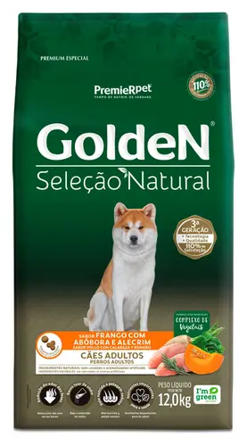 GOLDEN SELEÇÃO NATURAL ADULTO ABOBORA