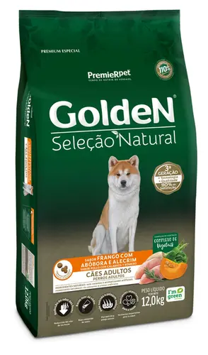 GOLDEN SELEÇÃO NATURAL ADULTO ABOBORA