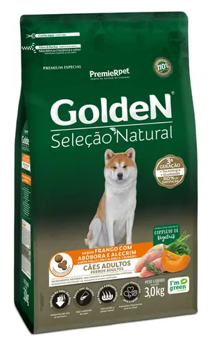 GOLDEN SELEÇÃO NATURAL ADULTO ABOBORA