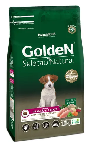 GOLDEN SELEÇÃO NATURAL FILHOTE MINIBITS