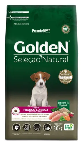 GOLDEN SELEÇÃO NATURAL FILHOTE MINIBITS