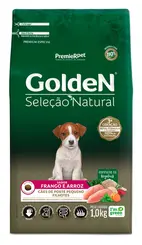 GOLDEN SELEÇÃO NATURAL FILHOTE MINIBITS 1KG