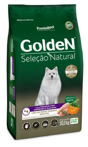 GOLDEN SELEÇÃO NATURAL ADULTO ABOBORA MINIBITS