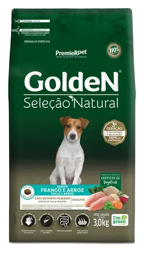 GOLDEN SELEÇÃO NATURAL ADULTO MINI BITS