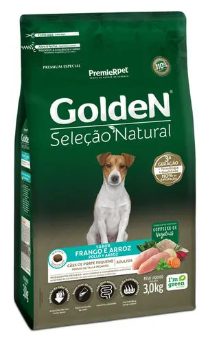 GOLDEN SELEÇÃO NATURAL ADULTO MINI BITS