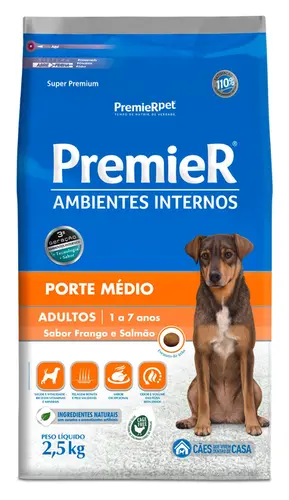 PREMIER AMBIENTES INTERNOS RAÇAS MEDIAS ADULTO