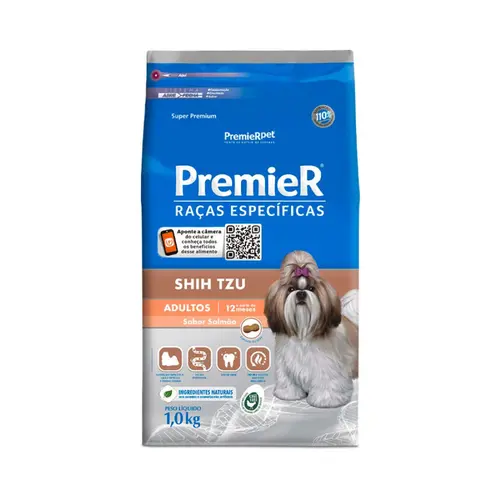 PREMIER SHIH TZU ADULTO SALMÃO