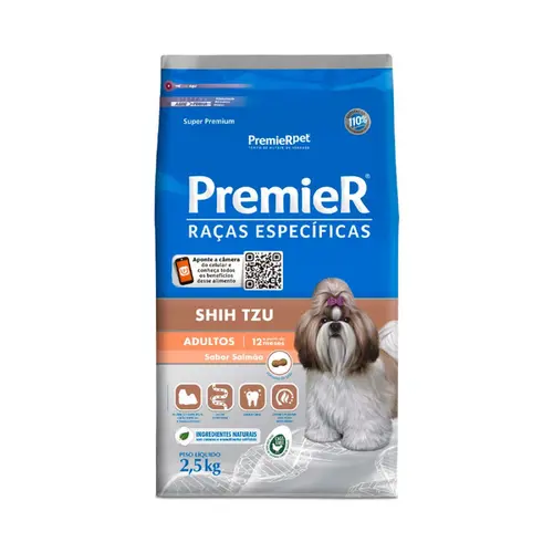 PREMIER SHIH TZU ADULTO SALMÃO
