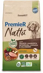 PREMIER NATTU ADULTO MANDIOCA 12KG