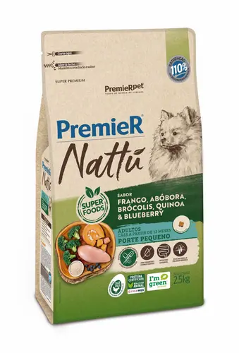 PREMIER NATTU RAÇAS PEQUENAS ADULTO ABOBORA