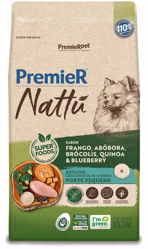 PREMIER NATTU RAÇAS PEQUENAS ADULTO ABOBORA
