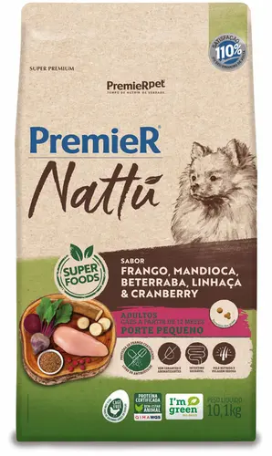 PREMIER NATTU RAÇAS PEQUENAS ADULTO MANDIOCA
