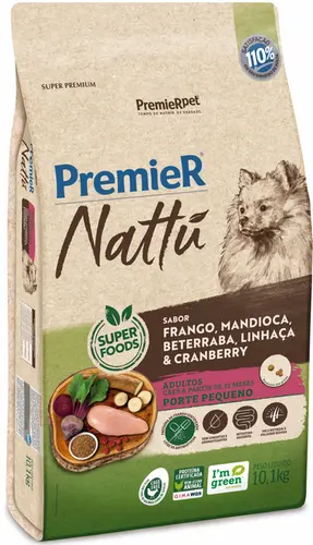 PREMIER NATTU RAÇAS PEQUENAS ADULTO MANDIOCA