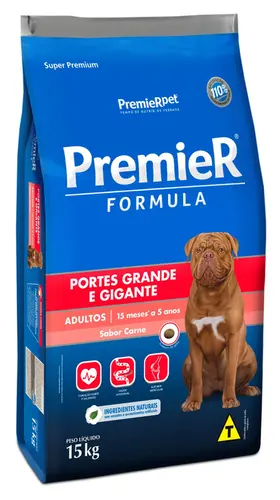 PREMIER RAÇAS GRANDES ADULTO CARNE