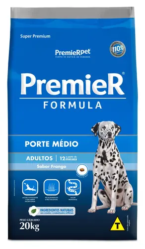 PREMIER RAÇAS MÉDIAS ADULTO