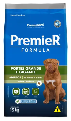 PREMIER RAÇAS GRANDES ADULTO CORDEIRO