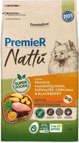 PREMIER NATTU RAÇAS PEQUENAS ADULTO MANDIOQUINHA