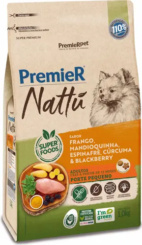 PREMIER NATTU RAÇAS PEQUENAS ADULTO MANDIOQUINHA