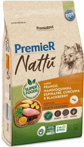PREMIER NATTU RAÇAS PEQUENAS ADULTO MANDIOQUINHA