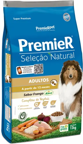 PREMIER SELEÇÃO NATURAL RAÇAS GRANDES ADULTO
