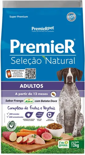 PREMIER SELEÇÃO NATURAL BATATA DOCE ADULTO