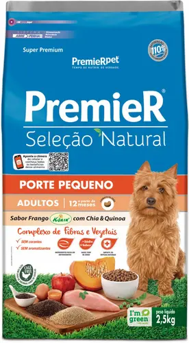 PREMIER SELEÇÃO NATURAL CHIA & QUINOA RAÇAS PEQUENAS