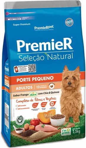 PREMIER SELEÇÃO NATURAL CHIA & QUINOA RAÇAS PEQUENAS