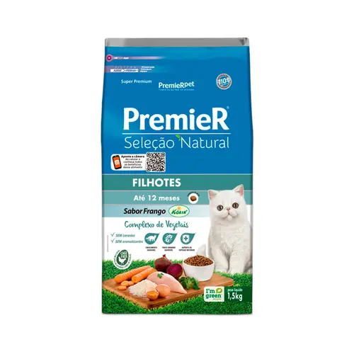 PREMIER GATOS SELEÇÃO NATURAL FILHOTE