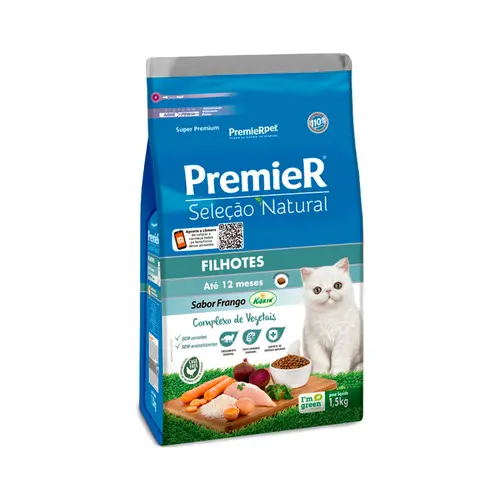PREMIER GATOS SELEÇÃO NATURAL FILHOTE