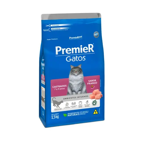 PREMIER GATOS CASTRADOS 7 A 11 ANOS