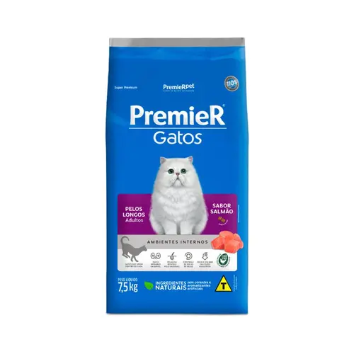 PREMIER GATOS PELOS LONGOS SALMÃO