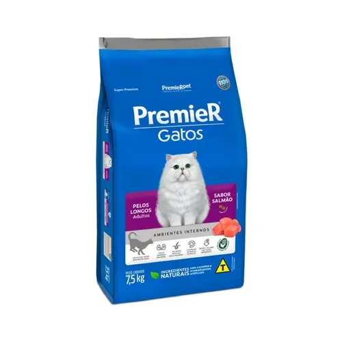 PREMIER GATOS PELOS LONGOS SALMÃO