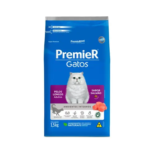 PREMIER GATOS PELOS LONGOS SALMÃO