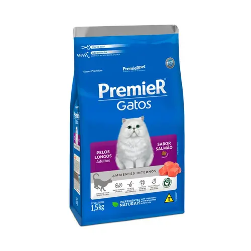 PREMIER GATOS PELOS LONGOS SALMÃO