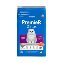 PREMIER GATOS PELOS LONGOS SALMÃO 7,5KG