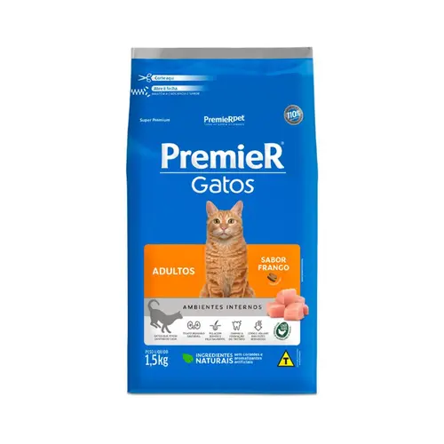 PREMIER GATOS FRANGO ADULTO