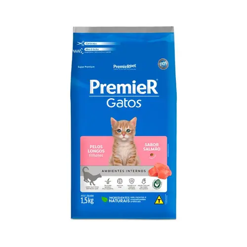 PREMIER GATOS FILHOTES PELOS LONGOS SALMÃO