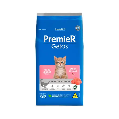 PREMIER GATOS FILHOTES PELOS LONGOS SALMÃO